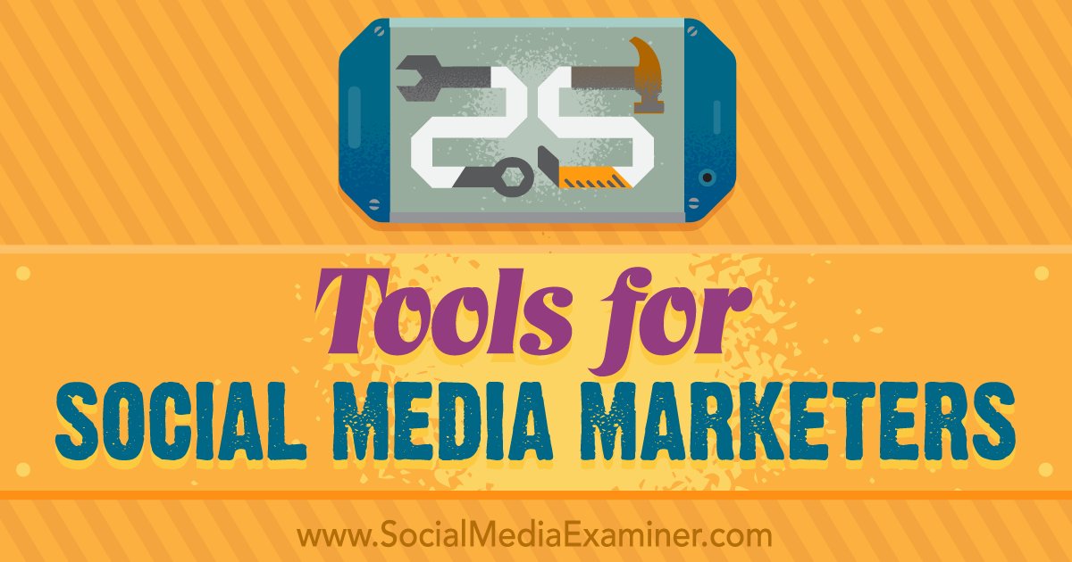 NealSchaffer's tweet photo. 25 Tools for Social Media Marketers https://t.co/94MFaHuaFV via @Mike_Stelzner #smm https://t.co/uLVhQtkFPm
