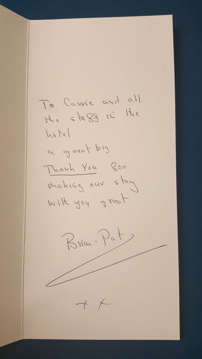 LFEpremierinn's tweet photo. Lovely thankyou note from our long term stay . Now all settled in there new home. @forestpark_park @wanny_8 https://t.co/dWWMMpy84f