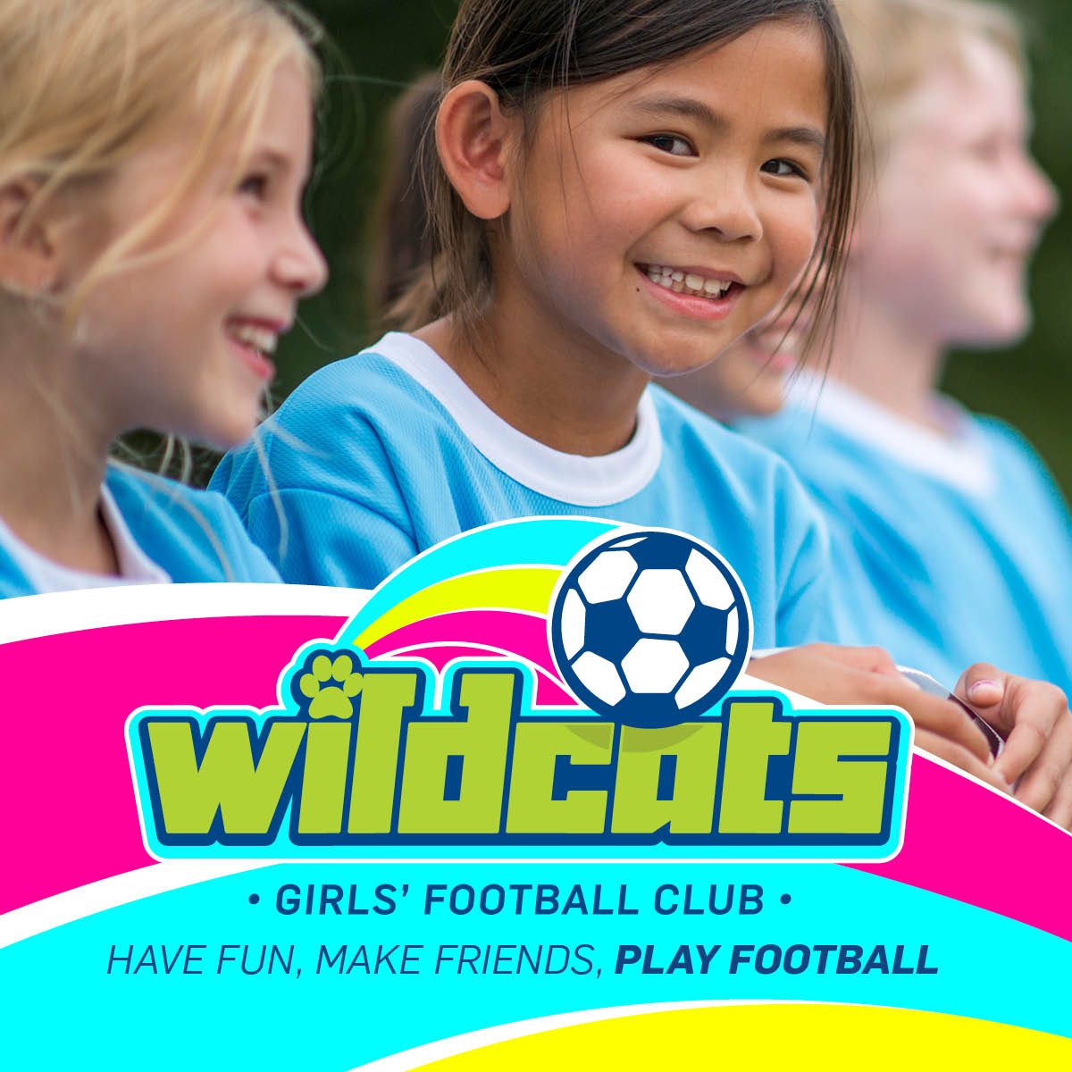 HuntsFA's tweet photo. GIRLS' FOOTBALL | New SSE Wildcats Football Clubs starting soon, HAVE FUN, MAKE FRIENDS, PLAY FOOTBALL: https://t.co/Z22Ooqc9Tm https://t.co/G29mAfQGTG