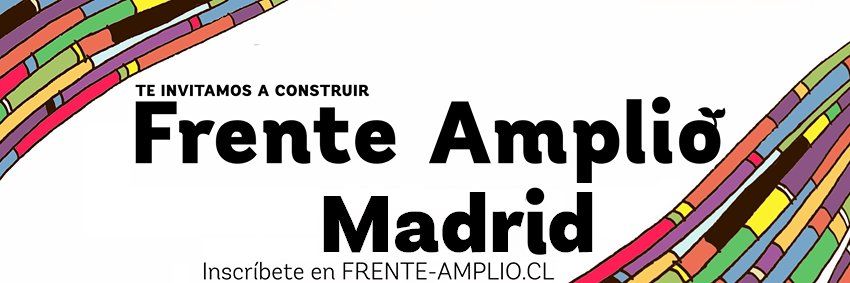 FA_Madrid_Chile's tweet photo. @MayolPresidente @FA_Madrid_Chile convoca 2ªAsambleaCiudadana #PrimeroElPrograma Lun10/4 18h #LibTraficantesDeSueños c/DuquedeAlba13 #Madrid https://t.co/pV0Ud9Gm5K