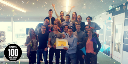 FingerspitzNL's tweet photo. Volgens de nieuwste @Emerce 100 is Fingerspitz als beste beoordeeld in de categorie Tradingdesks. #Trots! https://t.co/w93rnvVO6K https://t.co/UZVvwwaZcd