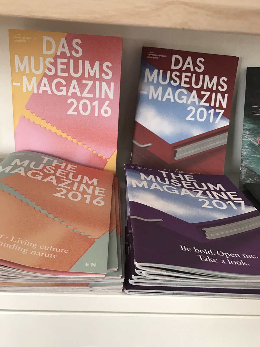 Lookilooki - the new Museum Magazine is out there. And it also moved in our shelf. Nice! <a href="/bartosova/">Kristina Bartosova</a> <a href="/Joanneum/">Joanneum</a>