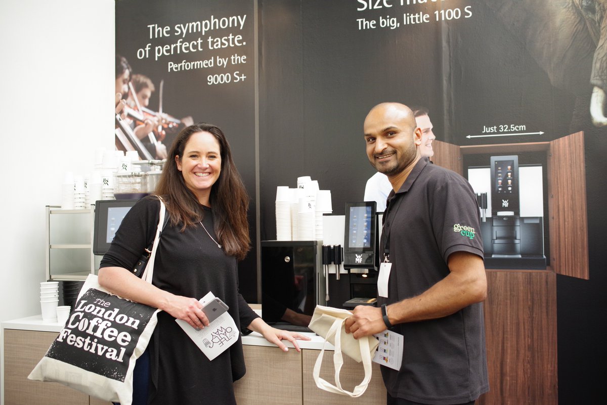 Great visiting our partner's stand <a href="/WMFUK/">WMF United Kingdom</a> at the #LondonCoffeeFestival.