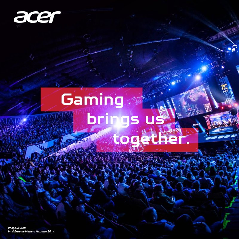acerID's tweet image. Gaming brings us together. Don&apos;t you think so? ;) #Acertainment  #GameEvolution