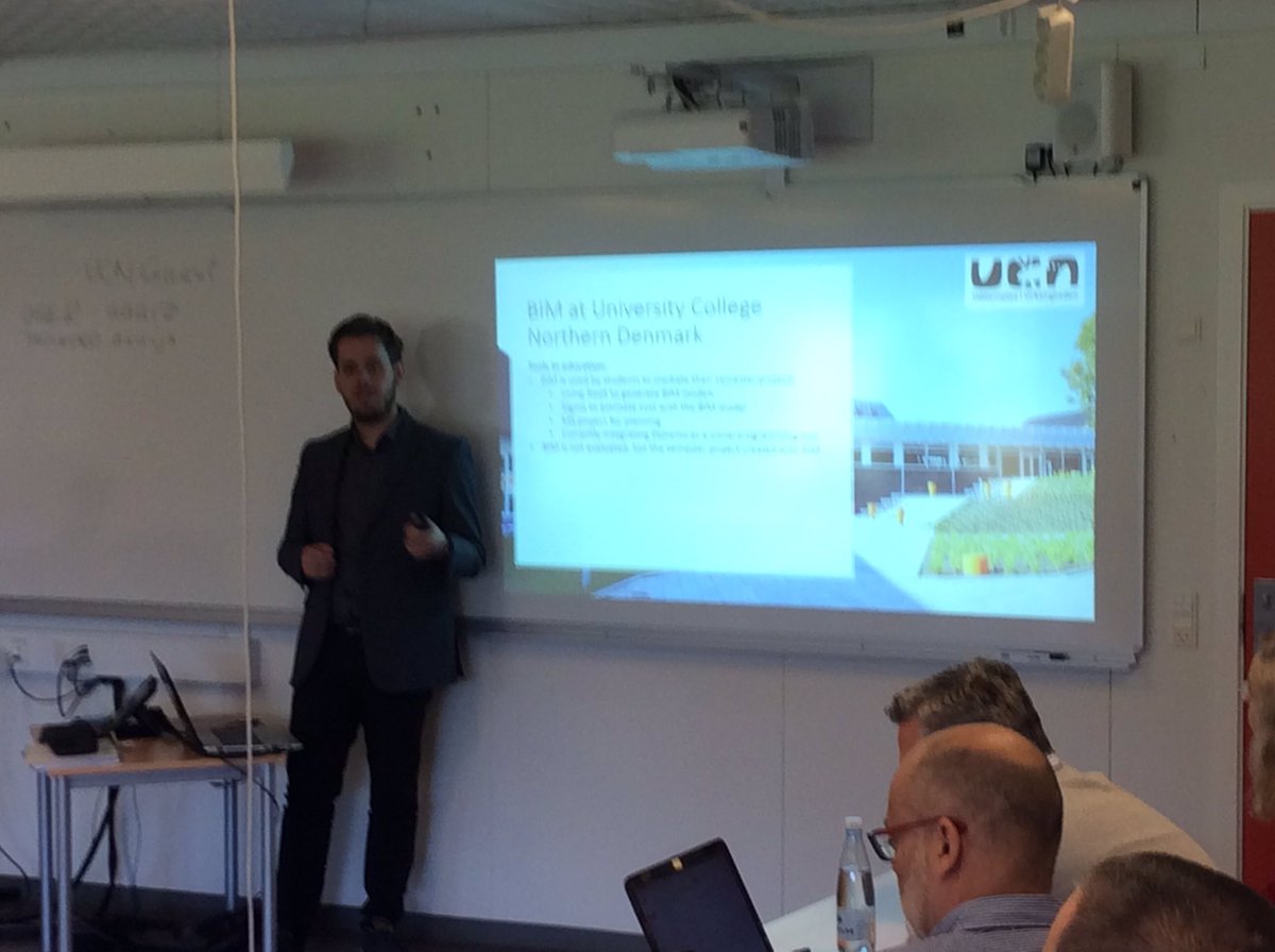 Peter Norkjaar Gade UniversityCollege Northern Denmark use of BIM in education in Denmark with <a href="/AEEBC/">AEEBC</a> @CIATCEO <a href="/markkennett/">Mark Kennett 🇪🇺🎸🇬🇧</a> <a href="/SimonLawes/">Simon Lawes</a>