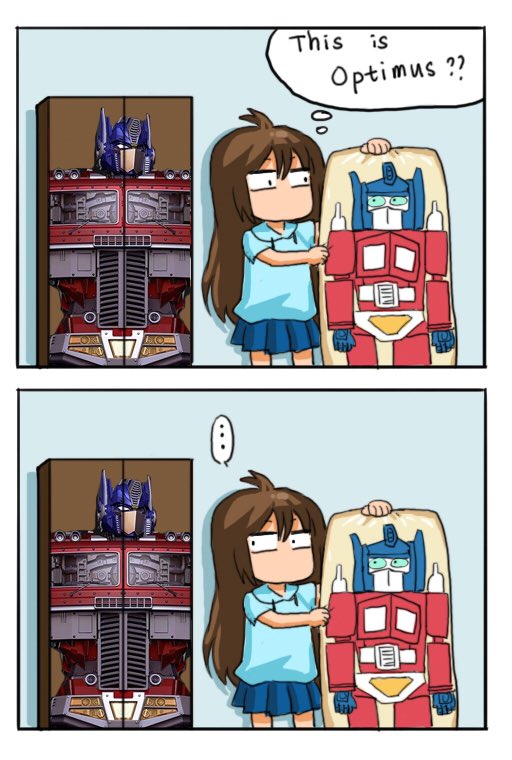 Welcome to my home,Optimus! 