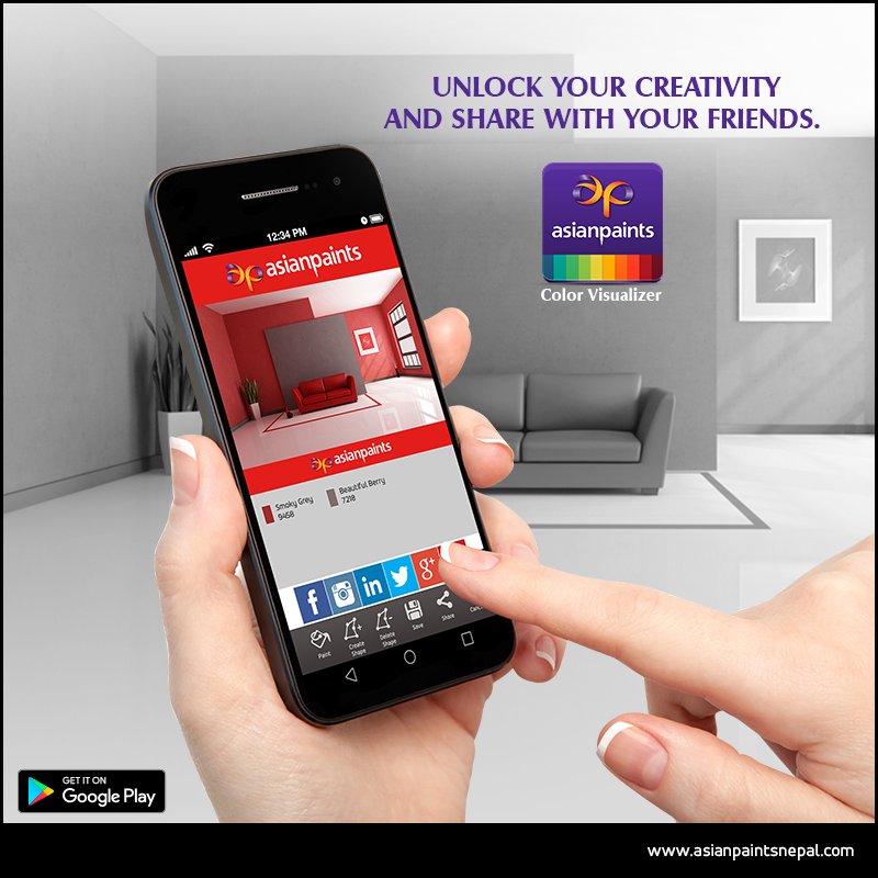 asianpaintsnp's tweet photo. Install our #ColorVisualizer #MobileApp, create your masterpiece & share it with your friends! Download here: https://t.co/8plMOxIU30 https://t.co/6smgL8n6ms