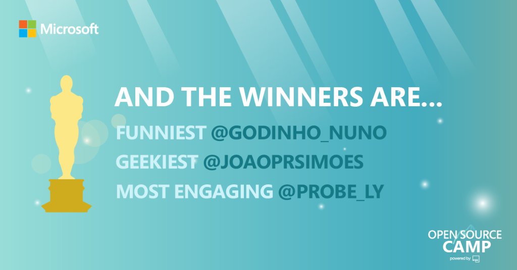 PTMicrosoft's tweet image. Os prémios do #msoscamp eram tão doces que…. Se dissolveram na boca de alguém. Cuidado com as cáries e não se preocupem... há mais! #oscamp