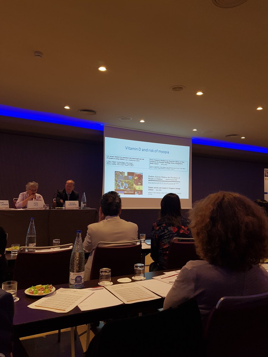 Vitamin D may play a role in myopia progression, not just peripheral rays from time outdoors #TheaENM2017