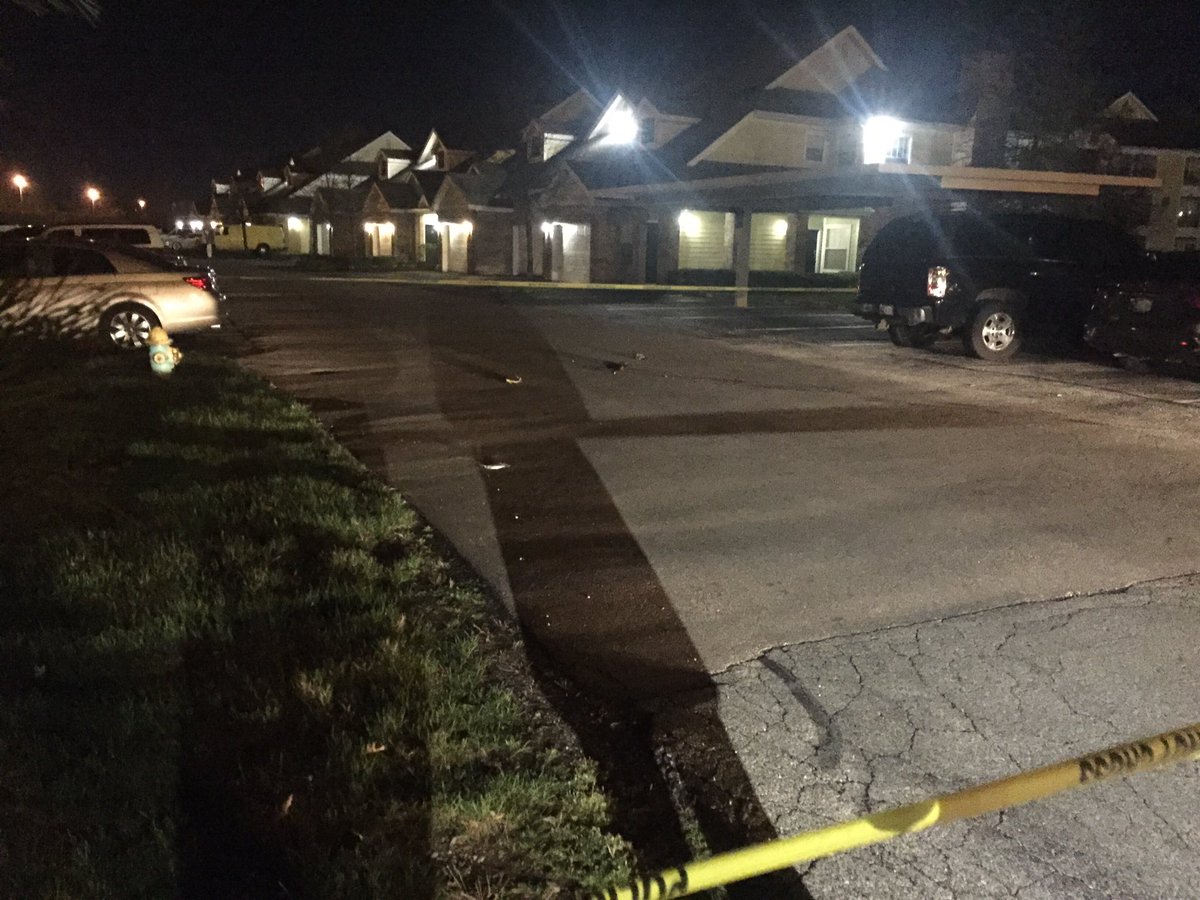emilyapace's tweet photo. UPDATE: Police now confirm suspect shot in home invasion. Two victims with head injuries. Happened at apt in Mill Run Circle just after 4a. https://t.co/KkuzIUGZgU