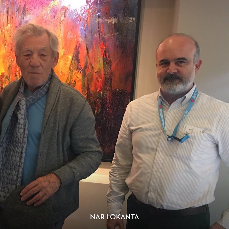 NarLokanta's tweet photo. Dünyaca ünlü oyuncu Sir Ian McKellen, Türk-Osmanlı mutfağı lezzetleri sunan restoranımız Nar Lokanta'ya hayran kaldı! https://t.co/53QoEncx2B