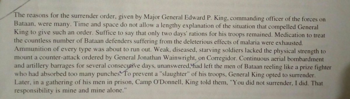 bboomerjourno's tweet photo. What led to Gen King's surrender?
#POW troops stripped of valuables by japs on surrender.
#FallOfBataan
(Excerpt by RM Gordon, USA Ret.) https://t.co/TY5Q2sW68p