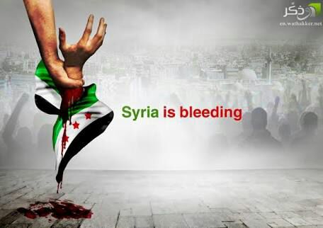 ImranchAaina's tweet photo. Syria is bleeding 
#LetSyriaBreath https://t.co/cAe4OWnpRW