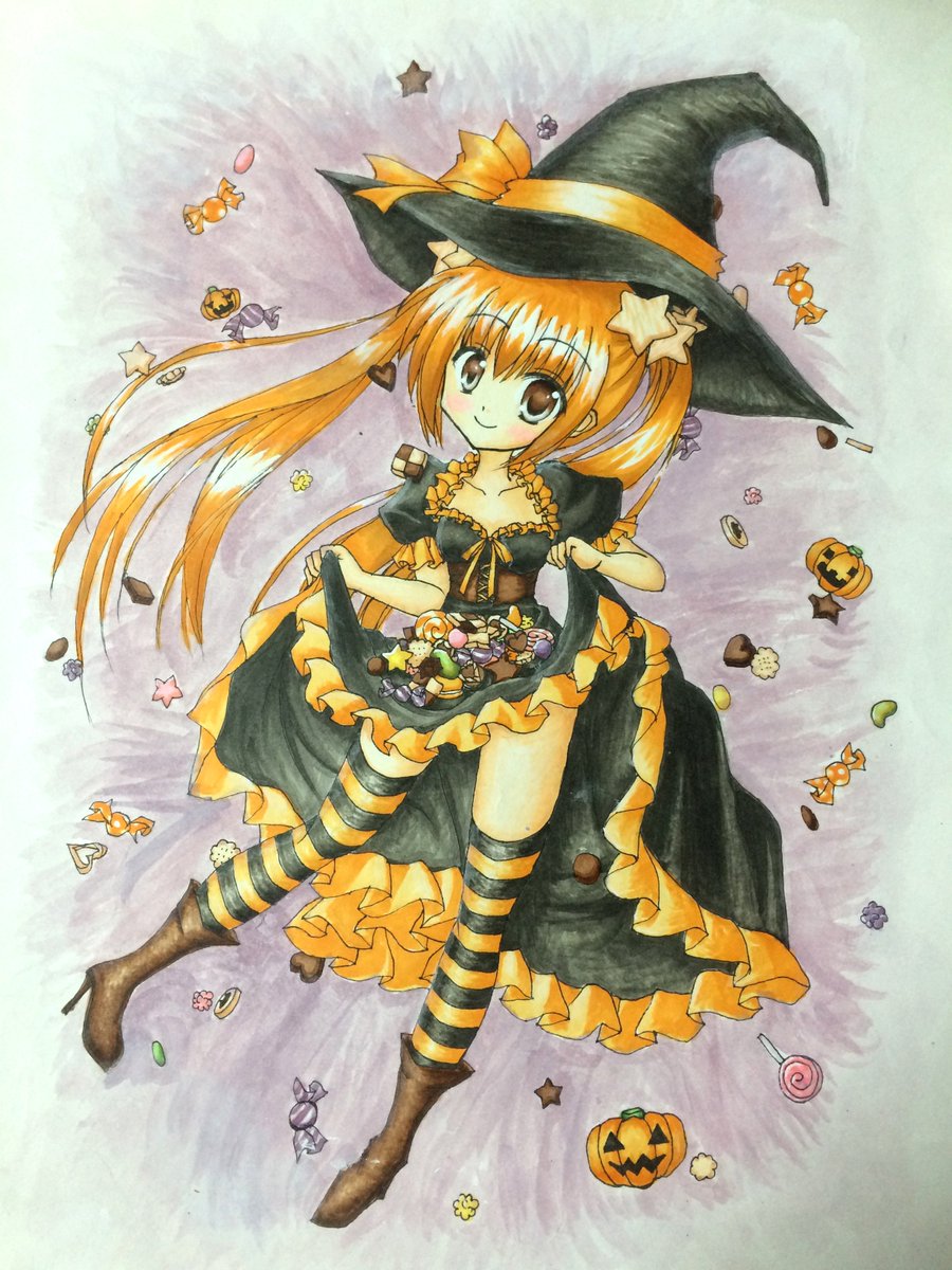 今見ても普通にかわいいような
#高2のときこんな絵描いてた 