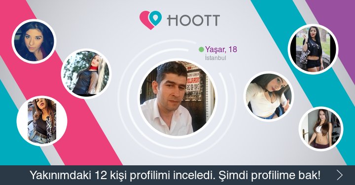 #HOOTTapp Çevrendeki yeni kişilerle tanış ve sohbet et! HOOTT ile Eğlen! goo.gl/jPUaB0