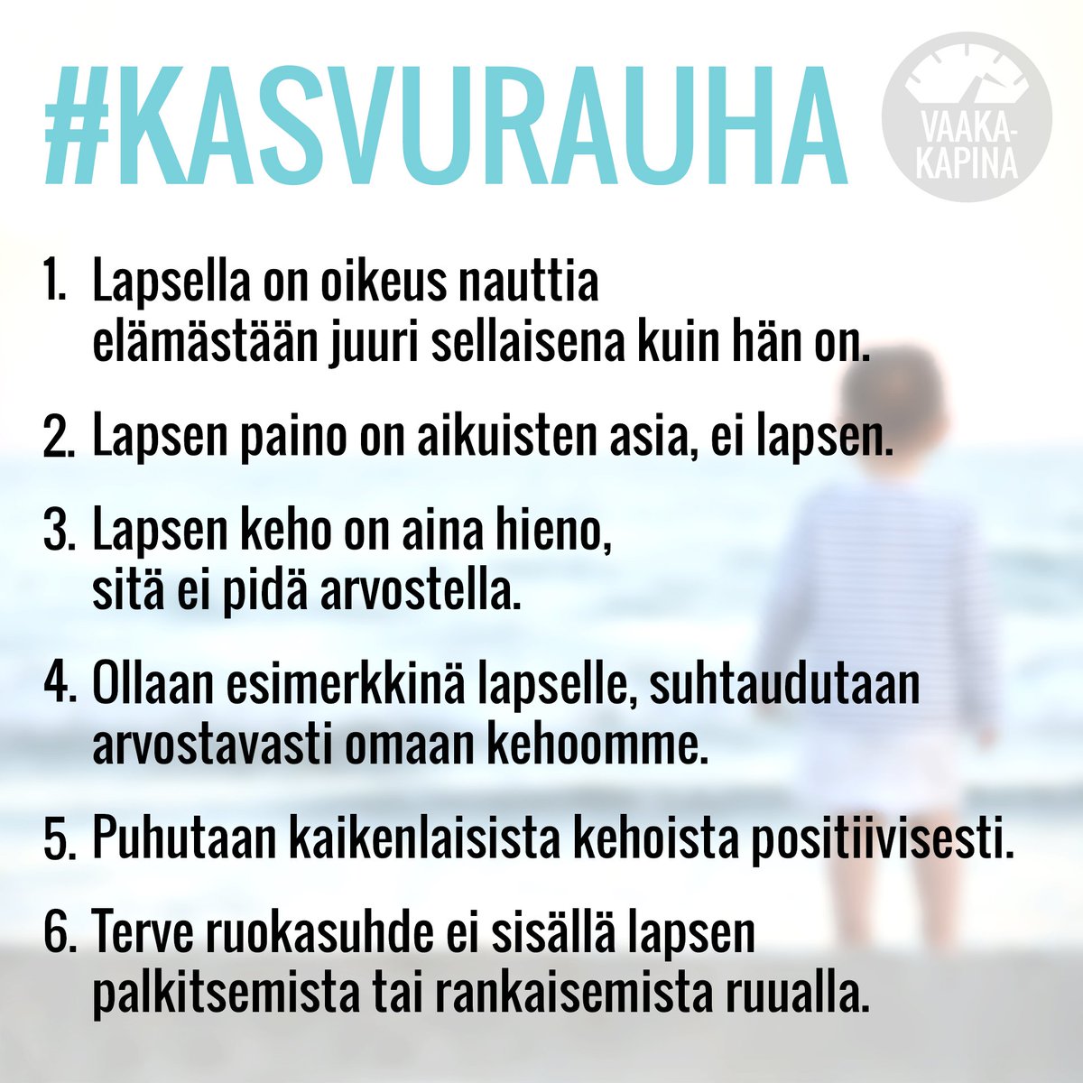 YleVaakakapina's tweet photo. #kasvurauha = Lapsen paino on aikuisten asia. Koko julistus https://t.co/fE8nLpJxtO
#lapset
#kasvatus 
#<3 https://t.co/f6eq9JOuHn