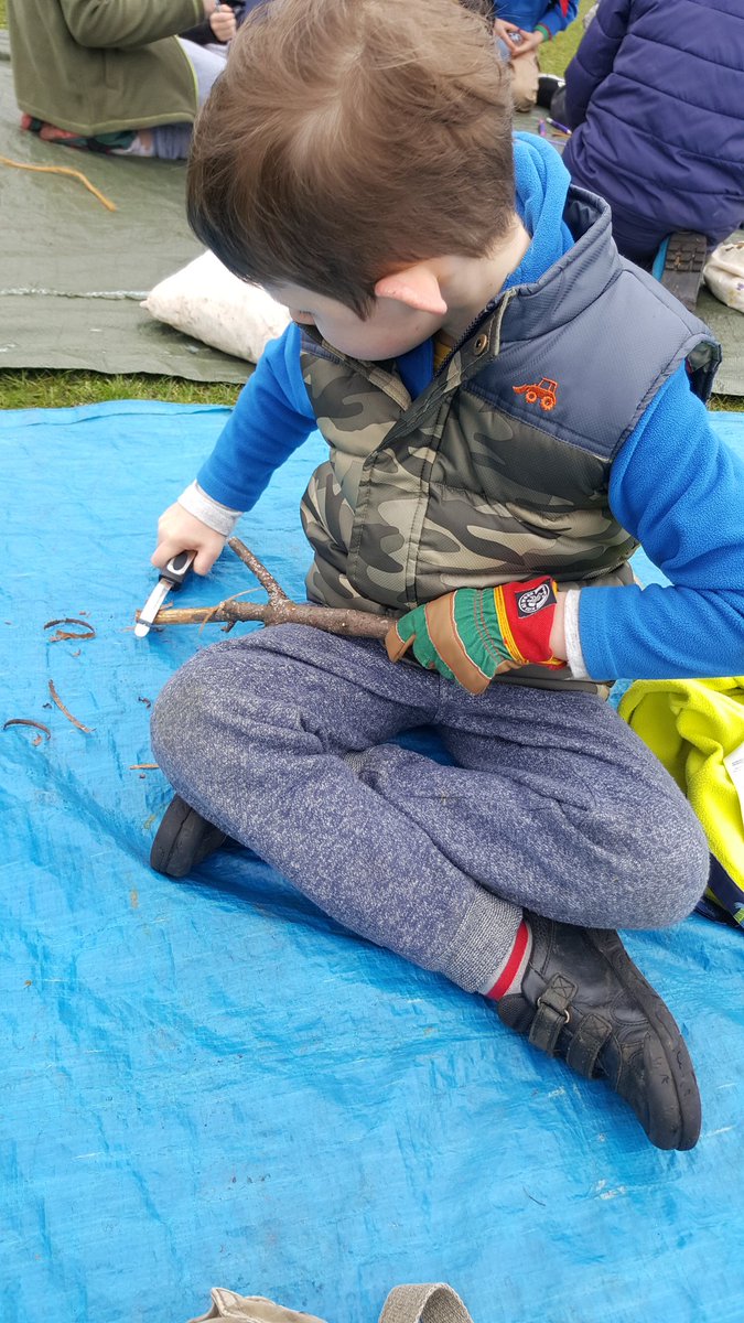 GreenTimeFS's tweet photo. Holiday Club adventures this week! @ursulineprimary @ForestSchoolUK https://t.co/ck0mATjFZP