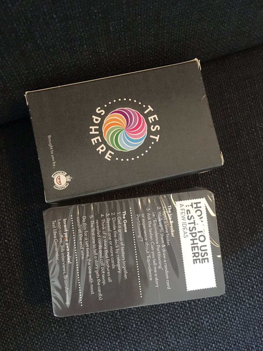 joelgrimberg's tweet image. Feeling happy and thankfull. Cannot wait to use these! #ministryoftesting #testsphere @FriendlyTester