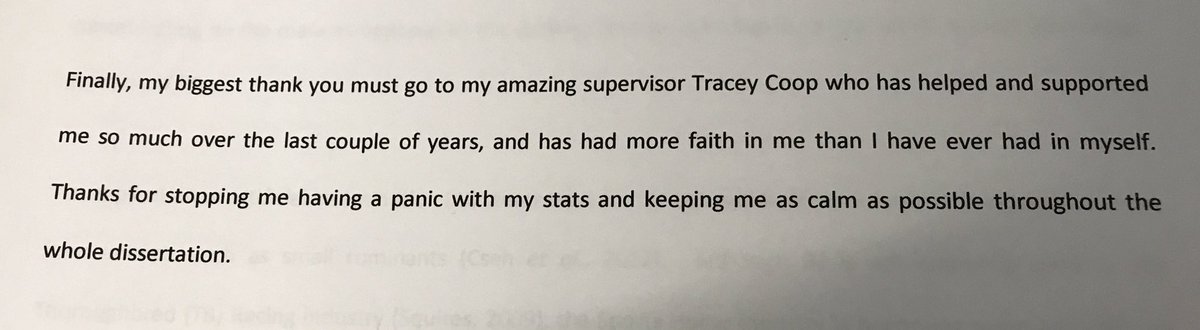 TraceyCoop1's tweet image. What a lovely acknowledgment #DissertationTime