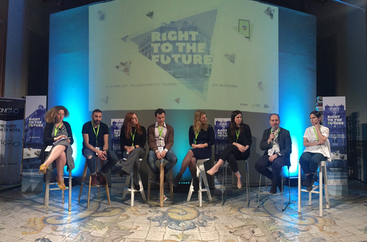 All the speakers at Urban Thinkers Session moderated by <a href="/a_pirera/">Alessandra Pirera</a> <a href="/Habitat3UN/">Habitat III</a> <a href="/right2thefuture/">Right to the Future</a> #UrbanThinkers <a href="/wepushsocial/">PUSH.</a>