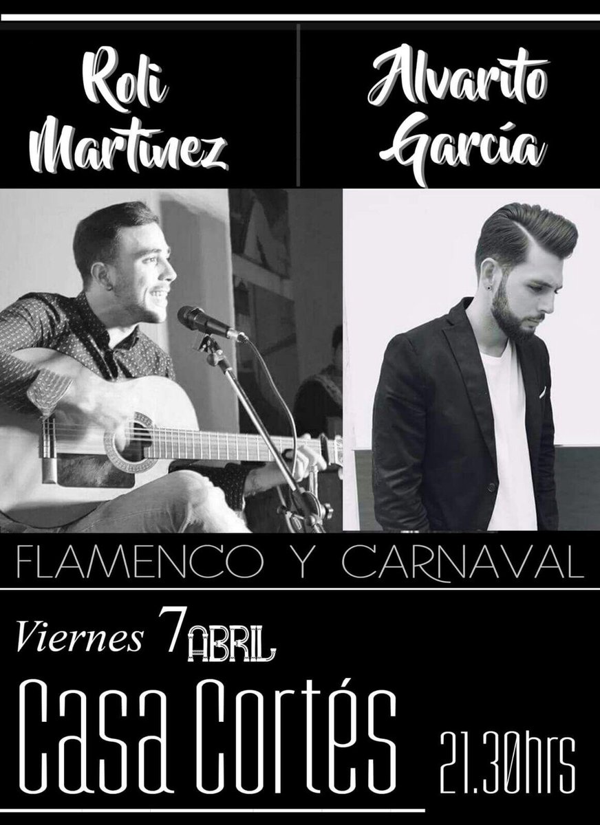 AAlvarogg's tweet photo. Esta noche estaremos de nuevo en casa cortes!!! Para echar un buen ratito con todos vosotros!!! 🙆🏻👏
C/ pericon de cadiz 13-15 💃🎸🎤 https://t.co/X4VnuwRe9z