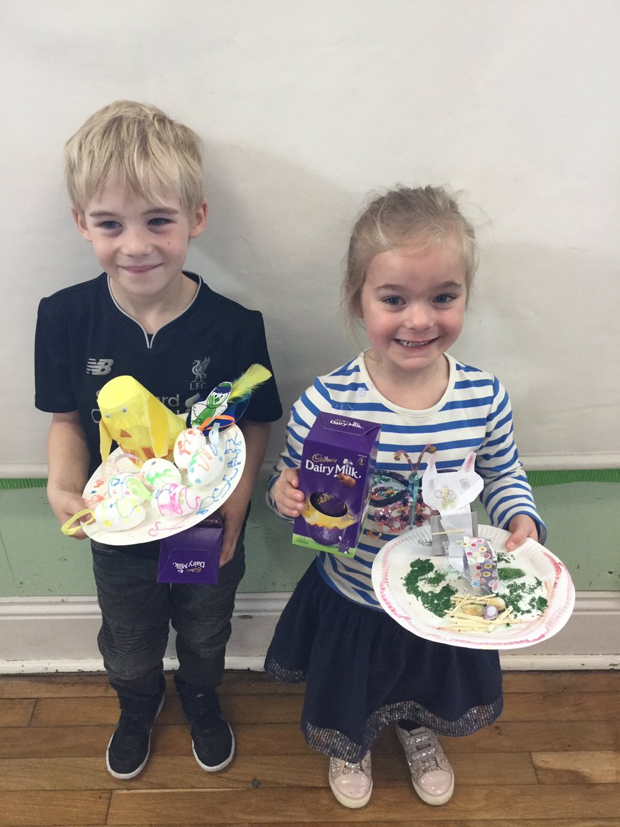 Thanks for all the amazing entries in our Easter plate competition, here are the Reception class winners!  #endofterm #easterparade