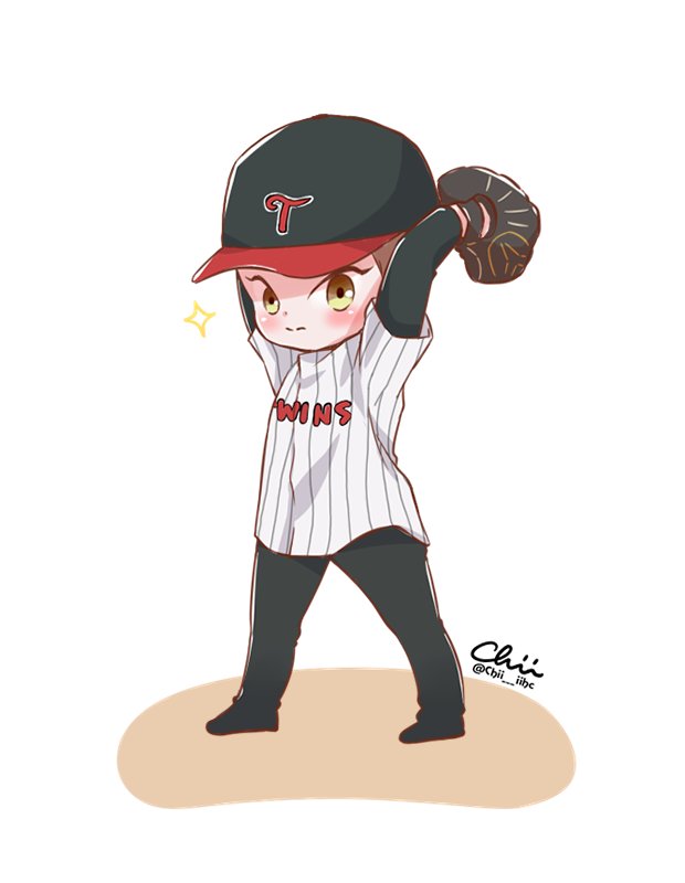 「勝利妖精の始球式⚾️ 」|chiiのイラスト