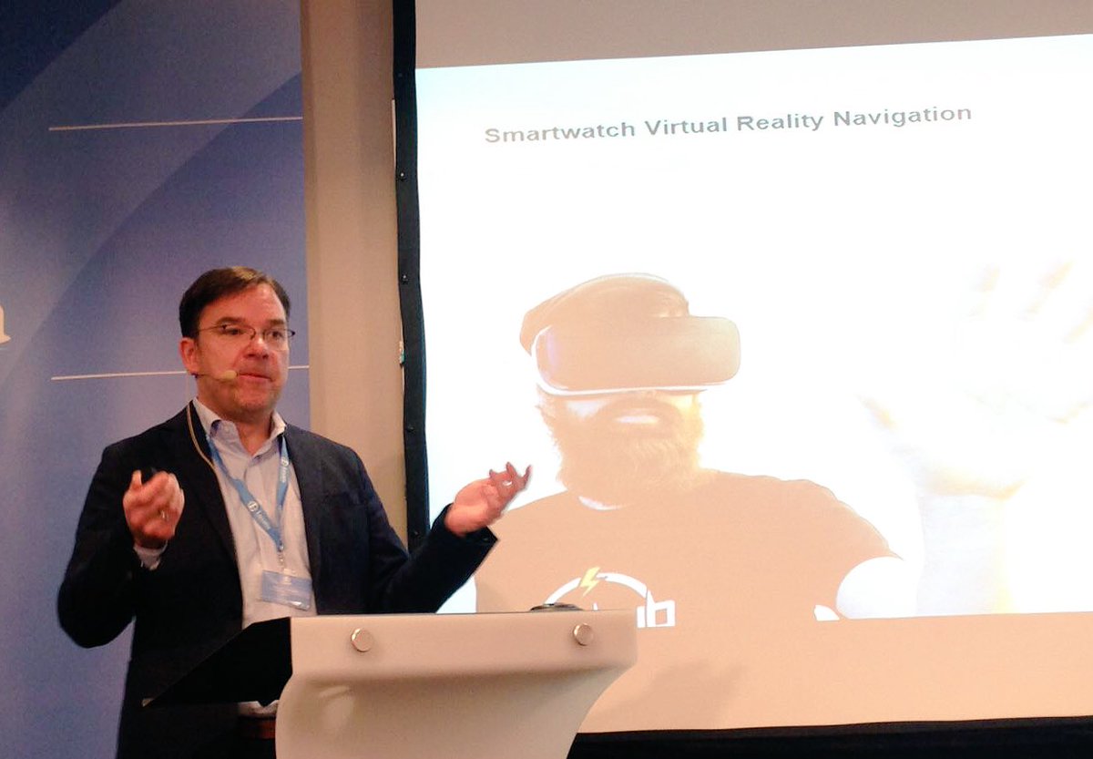 Luxatia_intl's tweet photo. @normanhartmann from @Siemens sharing insights on' #Wearables in Manufacturing ' at the Smart Manufacturing Summit . #SmartManufacturing2017 https://t.co/U52FYU4G1w