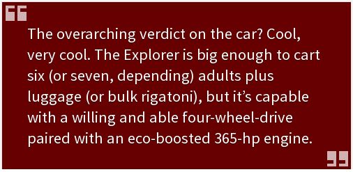 AutoReporters's tweet image. 2017 Ford Explorer Platinum Review: Putting It to the Single-Female Test | @HannahElliott @bloomberg bloomberg.com/news/articles/…