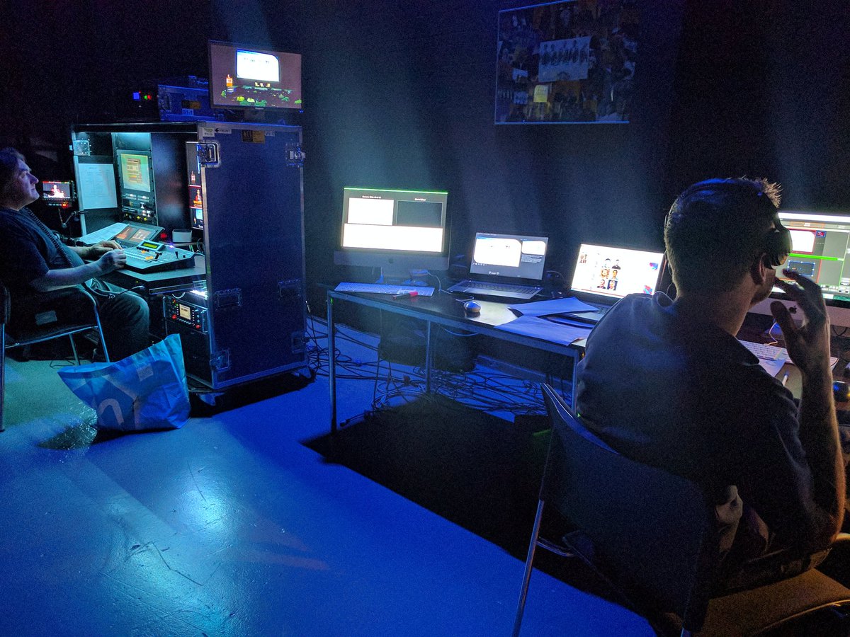 presentservices's tweet photo. Great to see the professionals at @ACSaudiovisual @ACS_Crew switching video in the back at #VidConEU. https://t.co/CYObYVwqBk