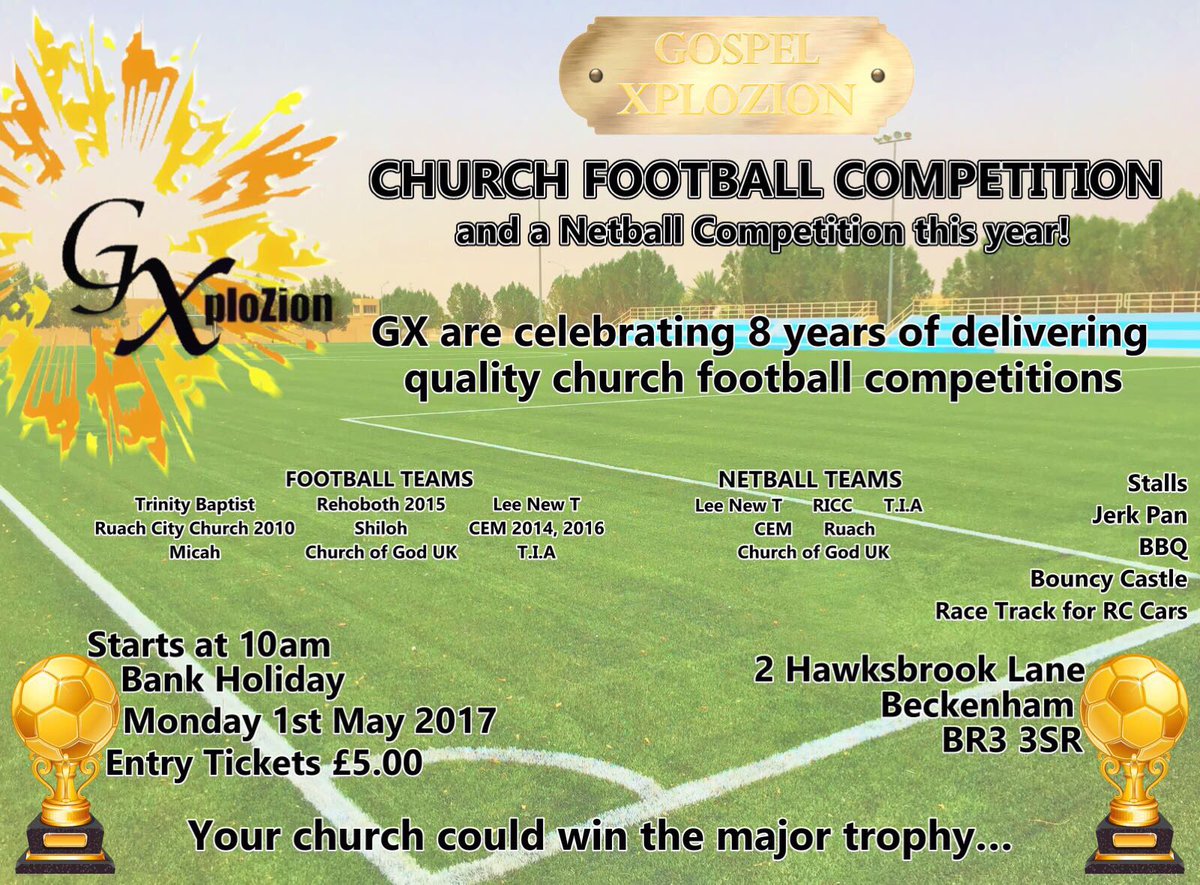 Dont miss this exciting event Monday 1st May!!!