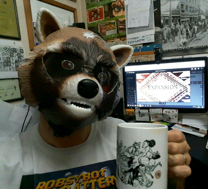 Evilspout's tweet photo. Mapache Cafeino Rocket agregando un proyecto fresquito a @Gamedes-Chile... (at @soulbattery) https://t.co/ODh1VKDtVs https://t.co/NPAuJ8SHGr