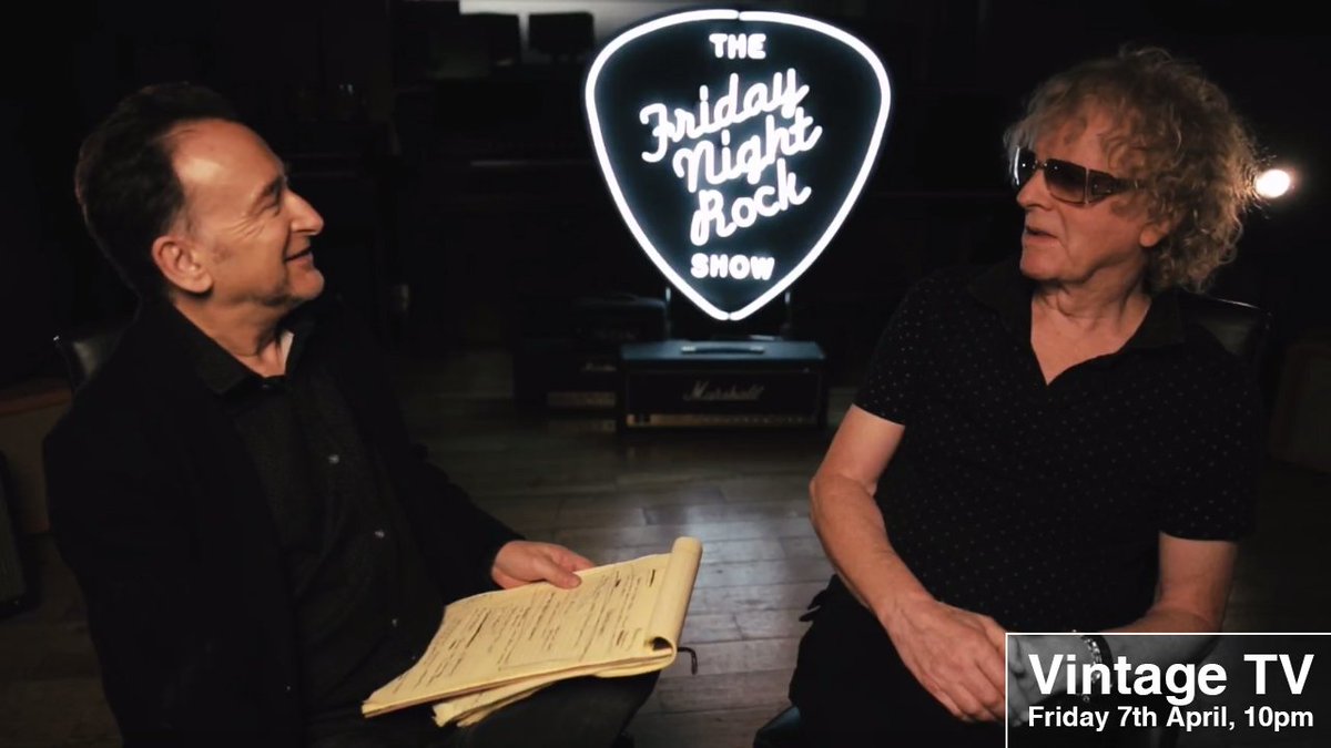Tune in tonight from 10pm to see Ian Hunter interviewed on Vintage TV - on Sky 369, Freeview 82, Virgin 343, Freesat 505 and BT/TalkTalk 82