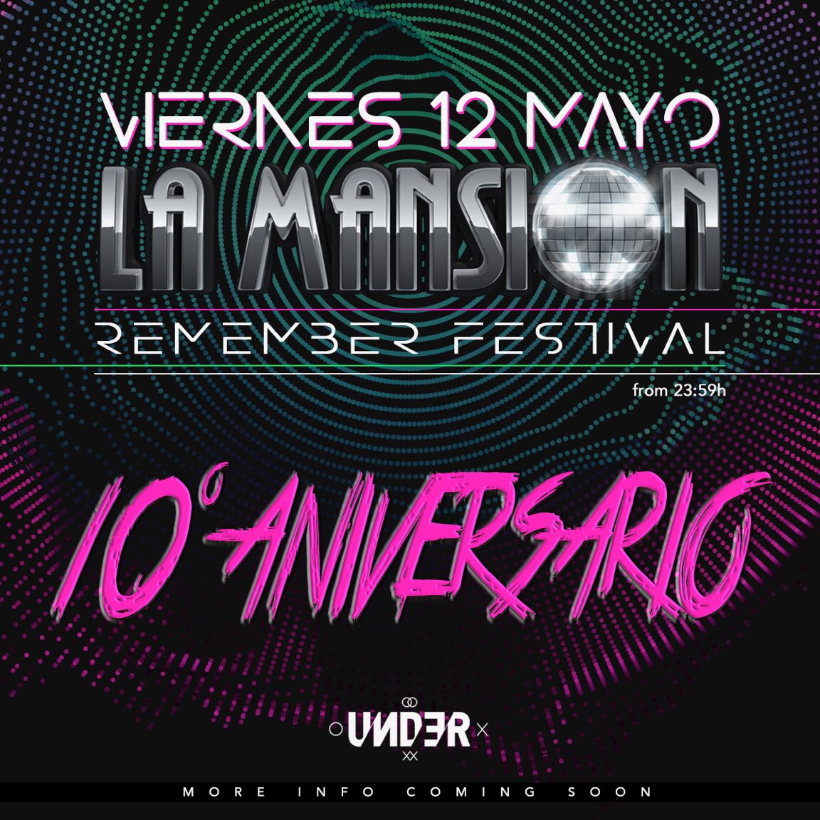 lamansionbcn's tweet photo. 10º ANIVERSARIO LA MANSION BARCELONA 

VIENES 12 MAYO 
REMEMBER FESTIVAL https://t.co/6xsrCjr6Ja