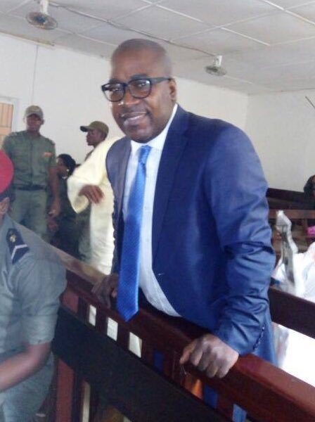 Abakwainfo's tweet photo. Jailed consortium President,Agbor Balla in LRC military court
#FreeAllArrested
#Freesoutherncameroons
#Cameroon
#BringBackOurInternet https://t.co/DPd4MHHlqG