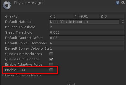 Vehicle Physics A Regression In Unity 5 5 Causes Bogus Contact Reports Workaround Disable Pcm In Project Settings Physics A Fix Is On The Way Unity3d T Co Ueyhry8wkm