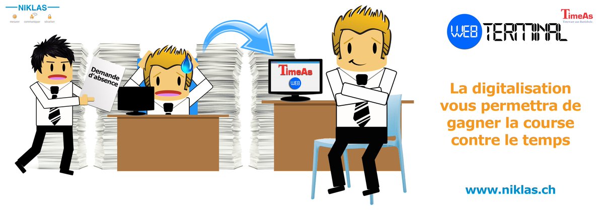 niklas_sa's tweet photo. Optimiser votre temps en digitalisant vos procédures de demandes d'absences
Web-terminal ! La nouvelle plateforme Web "self-service". https://t.co/8Ct747pf01