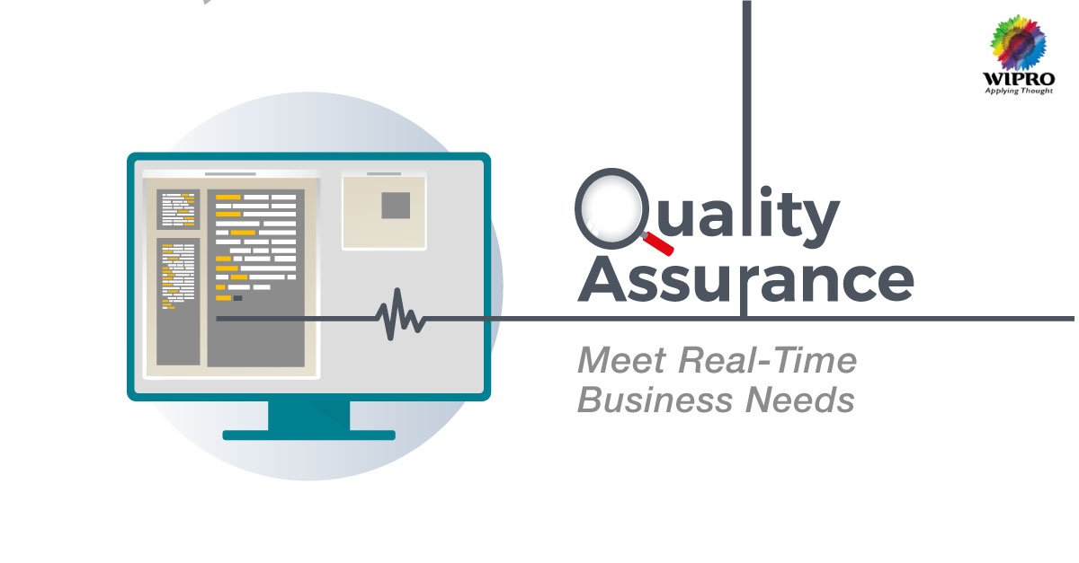 Wipro's tweet photo. Improve predictability in #ApplicationQuality, reduce cost and drive better productivity. #WiproHOLMES #AI. https://t.co/wJ4zH1sAfq https://t.co/LLZ9RO5jjb