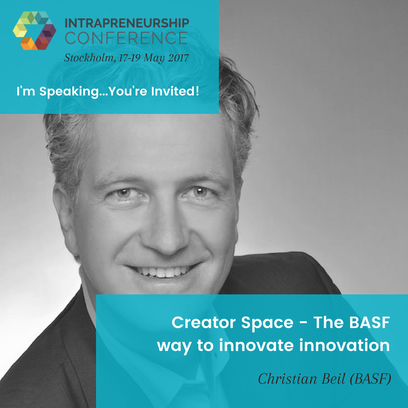 BeilChristian's tweet photo. Creator Space™ – The #BASF way to #innovate #innovation. 
Get 15 % dicsount with the code intracnf-christianbeil
https://t.co/uUzXDaL9dq https://t.co/51YoYrWhIS