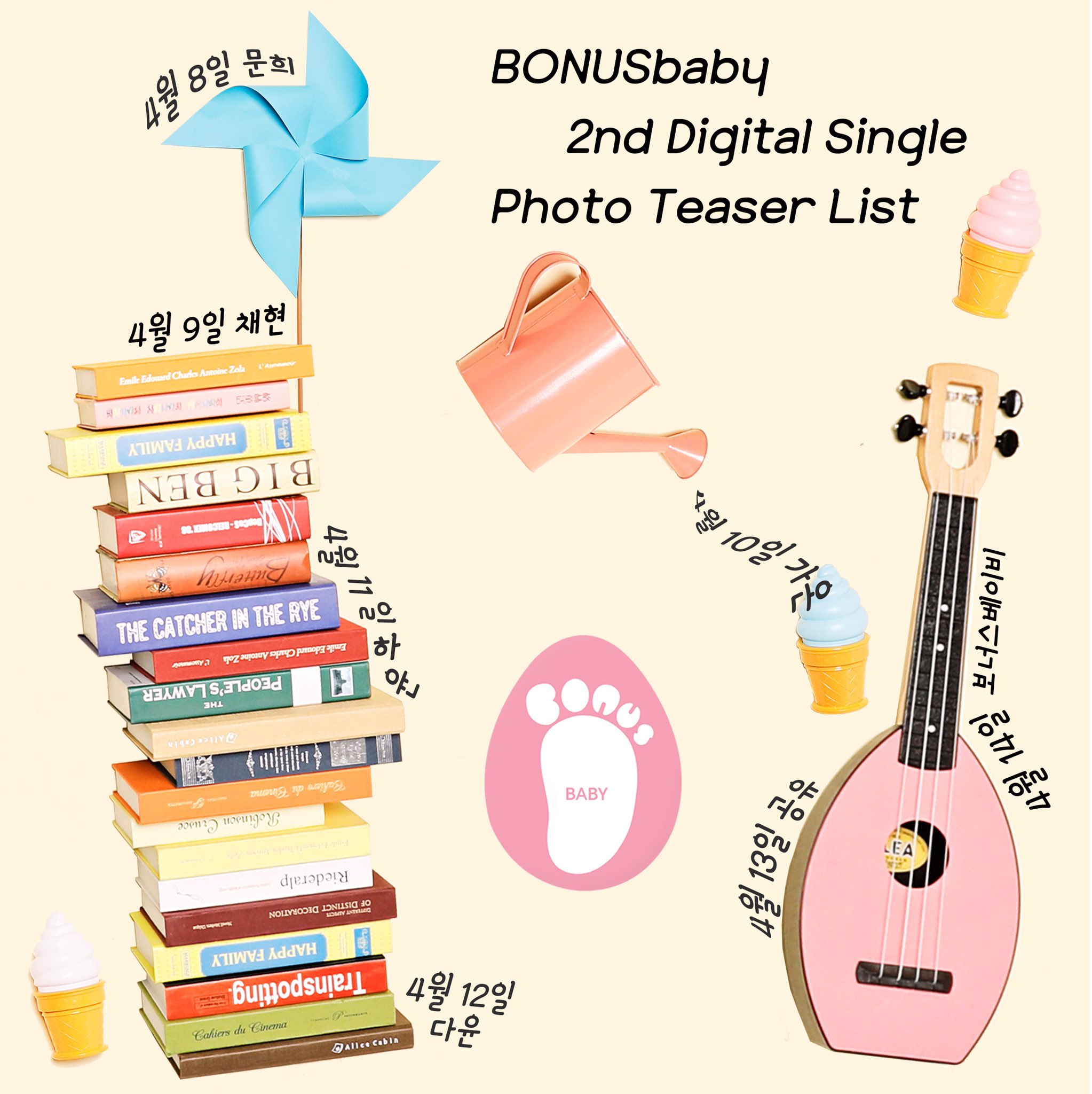 BONUSbaby on Twitter: “BONUSbaby 2nd Digital Single Photo Teaser List