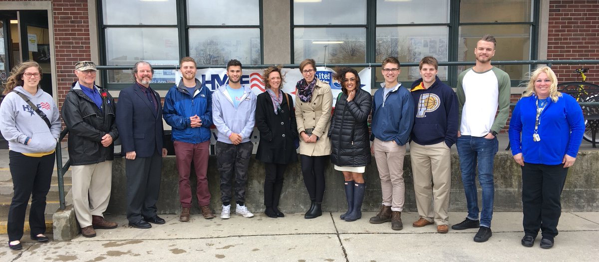 <a href="/FaceoffIU/">FaceOffForTheForces</a> volunteering at HVAF! A fun time was had by all. #lacrosse #volunteer #homeless #veteran