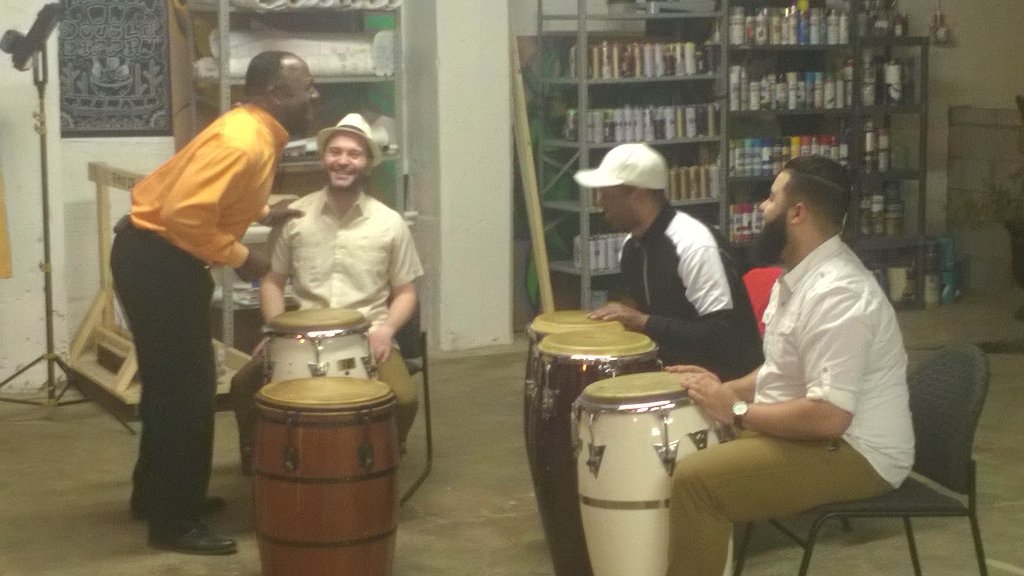 stevemillard's tweet photo. @kckinkenny getting his jam on in Clark Fulton with #clechainreaction https://t.co/3ZNHSIJVNu