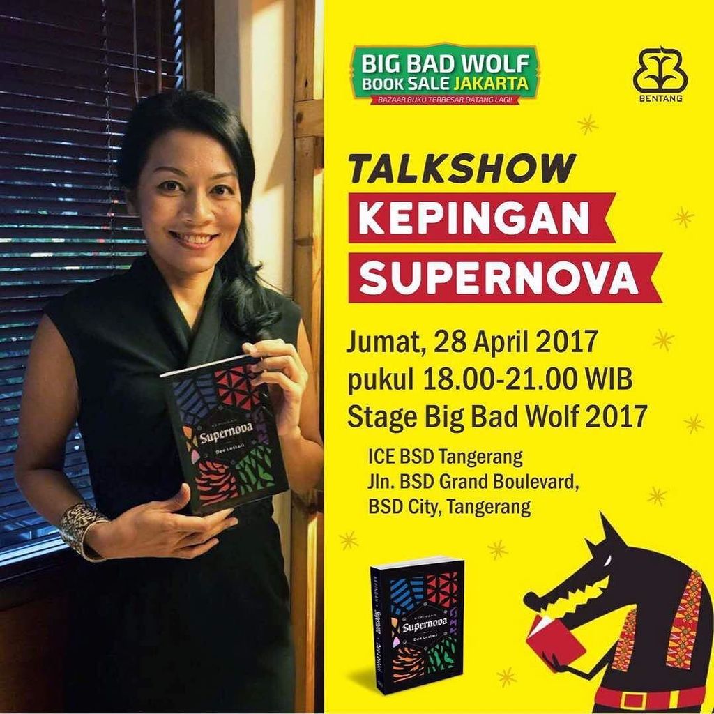 adDEEction's tweet photo. Mainkan! Jumat depan di Big Bad Wolf, ICE BSD. Sampai berjumpa! 👋 #KepinganSupernova #EventDee https://t.co/207SrMzDMm https://t.co/9mbV11VS1z