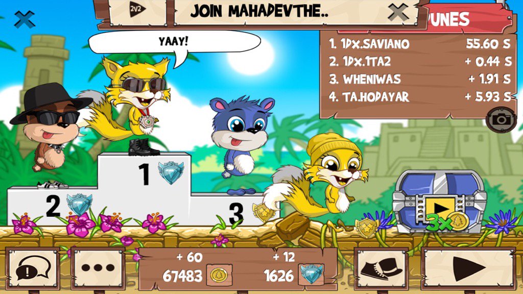 sabino993's tweet photo. I just beat a golden fox! #funrun2 #1TA2 #wheniwas #hodayar https://t.co/Tmot6wdJsk