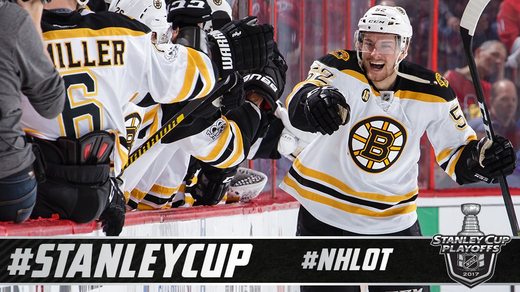 While one ends, another goes to #NHLOT. 

What. A. Night. #StanleyCup #OTTvsBOS