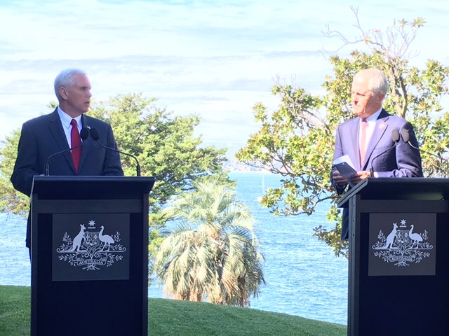 The historic U.S.-Australia alliance is a beacon that shines throughout the Asia-Pacific and the wider world. #VPinAUS