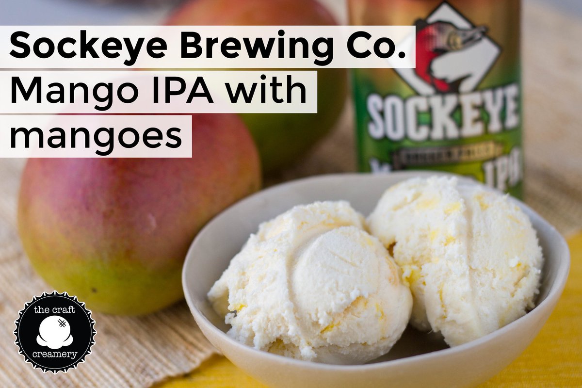 Craft_Creamery's tweet photo. Mangoes and warm weather go together like @SockeyeBrew's Mango #IPA and our #icecream.
#beer #craftbeer #dessert #foodporn #wecraftyourdraft https://t.co/myta0PpaUy