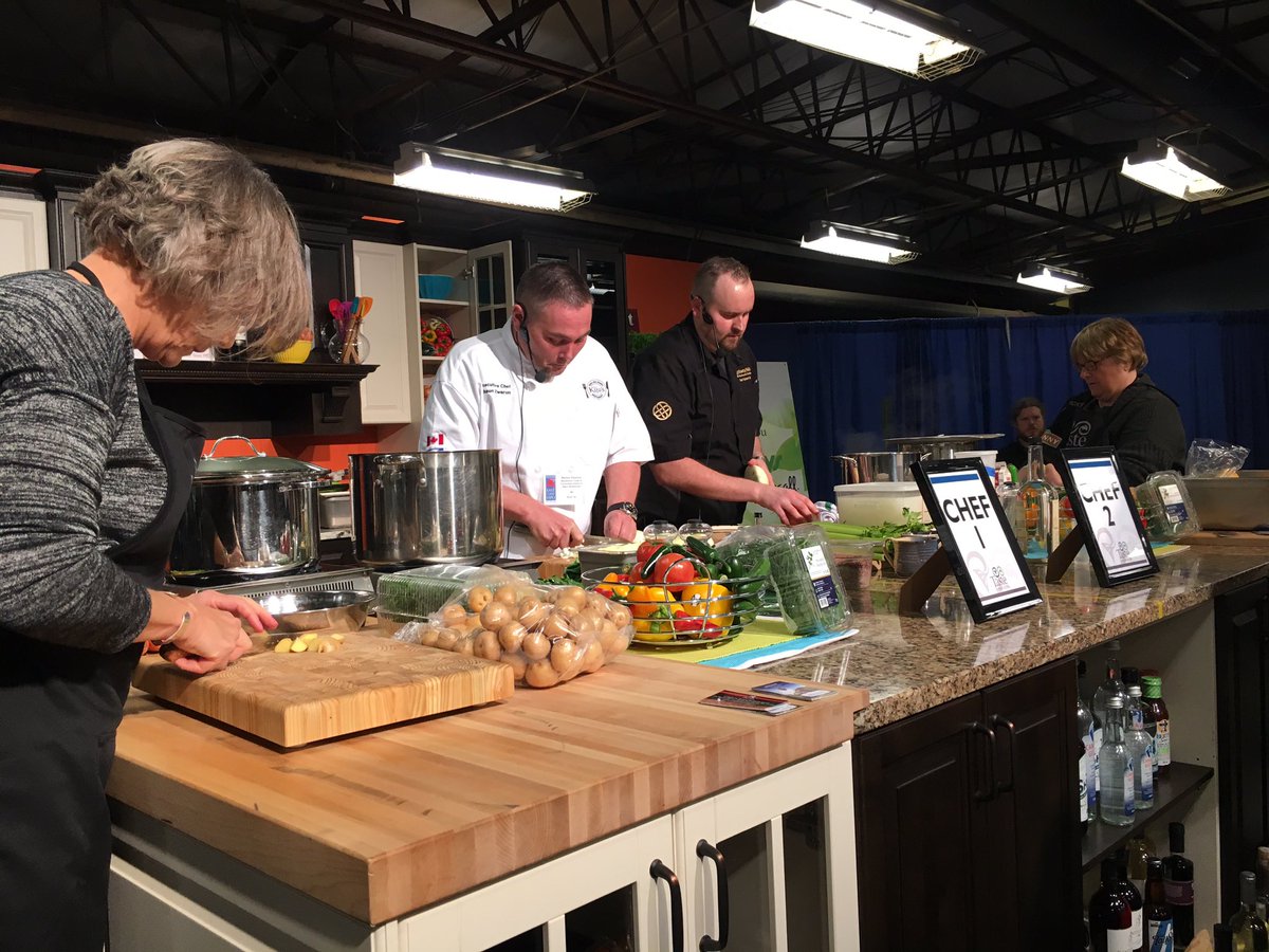 Taste of Nova Scotia (@tasteofns) on Twitter photo It's ON! The first Chowder Cookoff underway 🥄 Chef Shaun from <a href="/MEMBERTOUTCC/">MembertouTCC</a> vs. Chef Richard from <a href="/DurtyNellysPub/">Durty Nelly’s Halifax</a> 💪🏼 It's ON! The first Chowder Cookoff underway 🥄 Chef Shaun from <a href="/MEMBERTOUTCC/">MembertouTCC</a> vs. Chef Richard from <a href="/DurtyNellysPub/">Durty Nelly’s Halifax</a> 💪🏼
