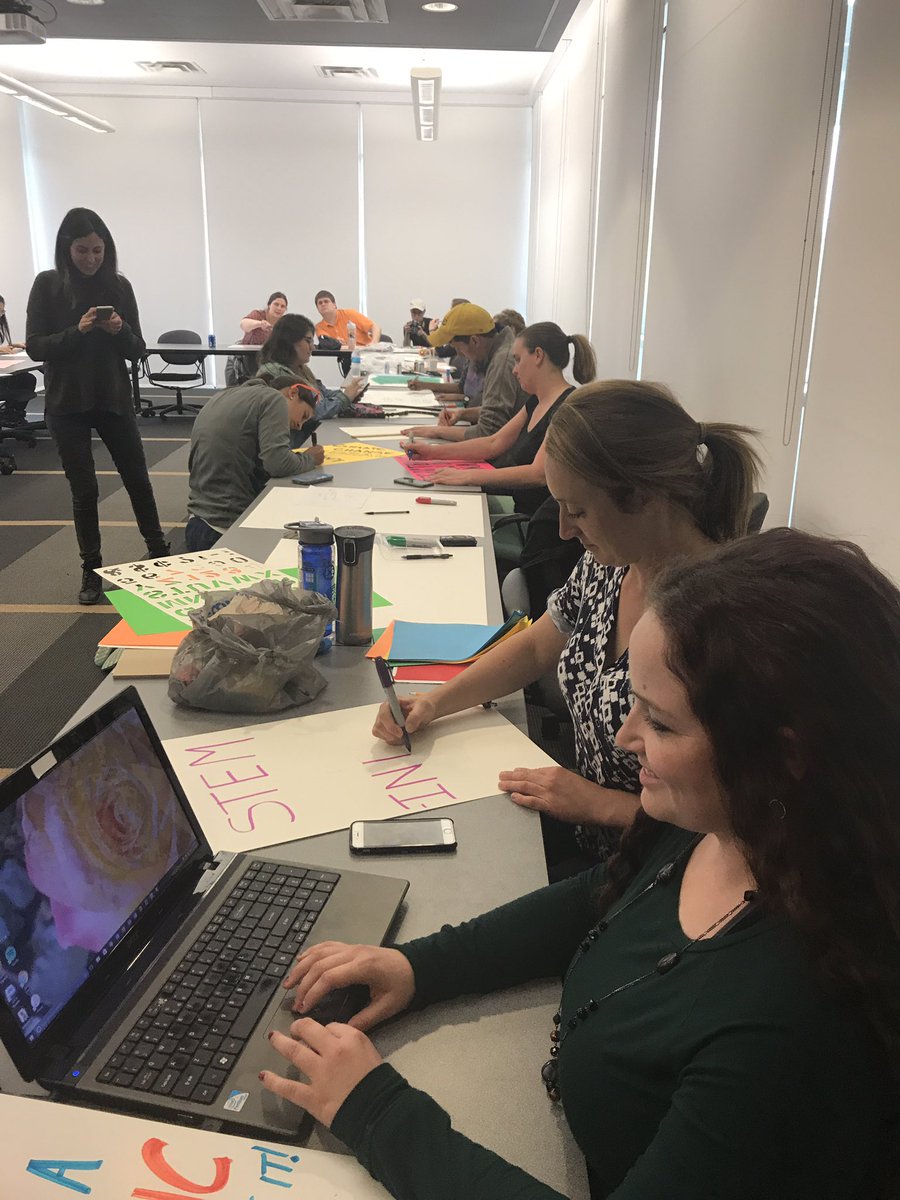 Awesome turn out for the sign making! <a href="/SciMarchMidMo/">March For Science MO</a> <a href="/ScienceMarchDC/">Razer Blade Stealth Review</a>