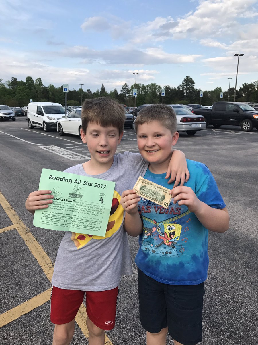 RSS reading Allstars @ the Intimidators game! @RSSinformation #welovetoread